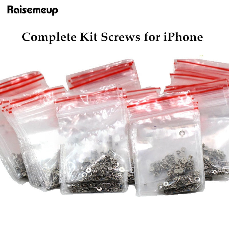 Screws Full Screw Set for iPhone 7 8 6 6s X plus Repair bolt Complete Kit Replacement Parts Full Set Screws phone Accessories
