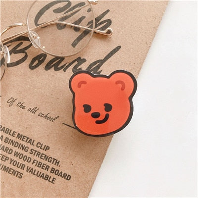 New hot-selling universal cute cartoon foldable mobile phone finger ring bracket handle airbag bracket accessories for iPhone