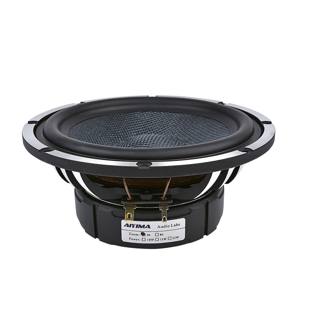6.5 Inch Car Audio Midrange Bass Speaker 4 Ohm 50W Woofer Loudspeaker for Home Theater & Car Sound System