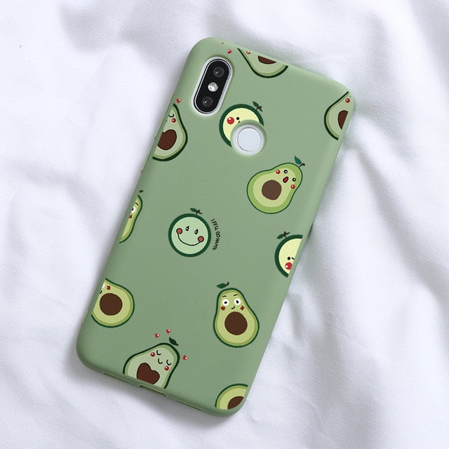 Cactus Avocado Soft TPU Case For Xiaomi Redmi Mi 9 A3 Note 8 8T T 4X 9 Pro 5 Plus 6 6A 7 7A 8 8A K20 Pro A1 A2 5X 6X Case Fundas